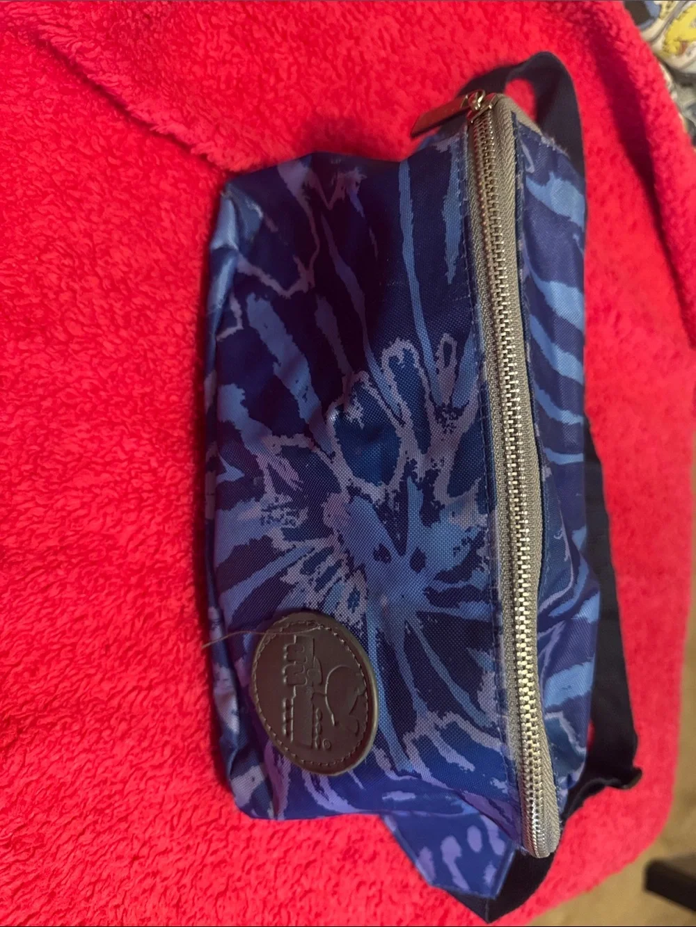 Blue Tie-Dye Crossbody Bag - [Brand Unspecified]